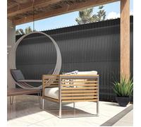 Kit de lamelles occultantes PVC grises L.60 M pour panneau grillagé