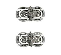 Kit De Lames De Rasoir Et Support De Montage PQ182 PQ183 PQ206, Têtes De Rasage De Rechange En Acier Inoxydable, Ajustement Universel(2pcs)