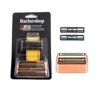 Kit De Lames Et Grilles De Rechange, Compatible Avec Le Rasoir Sans Fil À Double Grille Métallique BaByliss PRO Et Barberology FXFS2(Rose Gold)