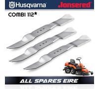KIT DE LAMES HUSQVARNA RIDER 15T 15V2 15V2S 16 18 AWD ÉQUIPÉ D'UN PONT...