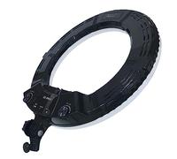 Kit de Lampe Anneau vidéo LED 18 Pouces dimmable,avec 3 Supports Coldshoe,Support de téléphone,Miroir,Support de trépied,éclairage pour Tournage vidéo en Studio,Selfie Youtube,Maquillage,beauté