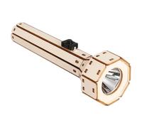 Kit De Lampe De Poche En Bois - Projet D'apprentissage DIY | Expérience De Circuit Pour Les Activités STEM | Ensemble D'artisanat Créatif Pour Garçons, Filles Et Adolescents, Jouet D'apprentissage Sci