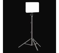 Kit de lampe de studio photo avec panneau lumineux LED et trépieds réglables pour diffusion en direct et prise de vue vidéo Équipement d'éclairage