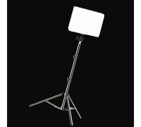 Kit de lampe de studio photo avec panneau lumineux LED et trépieds réglables pour le streaming en direct et les prises de vue vidéo trépieds d'éclairage