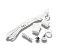 Kit de lampes DIY - Pour lampes sans abat-jour, culot E14 avec câble - Blanc - Instructions de montage incluses - Hannas Laden