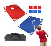 Kit de lancer de cornhole portable, sac à haricots, 58 x 51 cm, pliable, pour extérieur, intérieur, jardin, terrasse, pelouse, parc