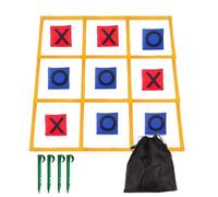 Kit de lancer de haricots - Configuration de jeu d'intérieur, fournitures de jeu classiques, sports de terrasse engageant | Plateau de style Cornhole | Design compact et facile à