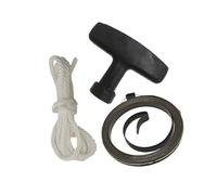 Kit de Lanceur à Rappel Automatique avec Ressort et poignée, Compatible avec Les débroussailleuses GX120, GX160, GX200, 168F, 170F (Moteurs 5,5 et 6,5 CV).