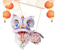 Kit de lanterne de Nouvel An, décoration de danse du lion, lanterne de Noël pour célébration , artisanat créatif pour fête, décoration du Nouvel An avec motif facile mon