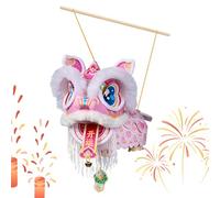 Kit de lanterne de Nouvel An, décoration de danse du lion, lanterne de Noël pour célébration , artisanat créatif pour fête, décoration du Nouvel An avec motif facile mon