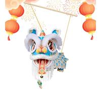 Kit de lanterne de Nouvel An, décoration de danse du lion, lanterne de Noël pour célébration , artisanat créatif pour fête, décoration du Nouvel An avec motif facile mon