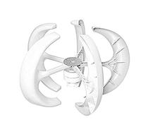 Kit de lanterne moteur éolienne 8000 W - Générateur d'éolienne à axe vertical à 5 pales pour usage domestique et urbain hybride - Solution d'énergie électromagnétique efficace (48 V)