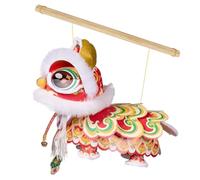 Kit de lanternes du Nouvel An chinois - Décoration saisonnière | Lanterne de taille moyenne avec fonction de bricolage, ornement en papier avec thème cheval, accessoire festif à suspendre pour défilé