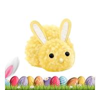 Kit de lapin de Pâques, projet en peluche à faire soi-même, kit de bricolage complet avec matériaux simples, kit de bricolage d'animaux en peluche pour activités de coration de