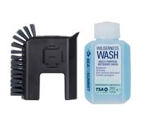 Kit de lavage camping Sea to Summit Camp Kitchen Pot Scrubber 2 Piece Set Couleur: noir