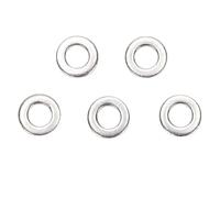Kit de lavage plat en acier inoxydable - 3 x 6 x 0,5 mm - 500 pièces - Couche de protection robuste anti-perte - Empêche le kit de distribution de pression de relâchement pour vis M2 M2.5