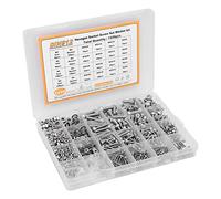 Kit De Lave-Linge à éCrou à Vis En Acier Inoxydable 1220Pcs, M2 à M5 Pour Les Machines De RéParation De Bricolage, Avec BoîTe De Rangement