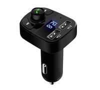 Kit De Lecteur MP3 sans Fil De Voiture - Kit De Voiture avec 2 Ports USB | Calling Hands Calle MP3 Lecteur, Lecteur MP3 Transmetteur FM avec Chargeur, Adaptateur Radio sans Fil MP3 Prend en Charg