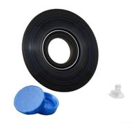 Kit de lentilles de rechange pour Insta360 X6 - Double objectif - Coque de protection en verre ABS facile à installer pour équipement de voyage - 8 x 7 x 3 cm - Noir