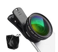 Kit de lentilles téléphoniques - Haute clarté 0,45x, lentille Grand Angle, Macro précision 15x | Add-on caméra pour Smartphone Universel améliorer Les Photos la Nature, des Produits et Moments jo