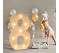 Kit de lettres géantes en mosaïque de chiffres de chapiteau, décoration de mariage, lettres lumineuses, panneau en mousse KT for décoration de fête d'anniversaire, fournitures d'extérieur for jardin,