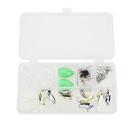 Kit de leurres de pêche à la Mouche : Mouches en Acier Inoxydable, Paillettes en Plastique, hameçons à Lancer assisté pour la pêche à Longue Distance, Accessoires de pêche