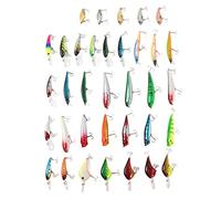 Kit de leurres de pêche, appâts durs, Marque Yum, 35 pièces, Ensemble de leurres de Simulation de méné avec Plastique et métal durables, pour la pêche en Bateau d'eau Douce et