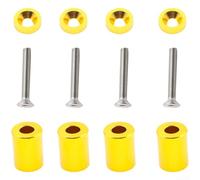 Kit de levage d'entretoises de capot en alliage d'aluminium conçu pour optimiser la ventilation du moteur et la dissipation de la chaleur, compatible avec la plupart des configurations de capot de