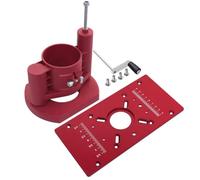 Kit de levage stable pour défonceuse - Plaque d'insertion de table de défonceuse - Base de levage inversée réglable pour le travail du bois - Pour projet de bricolage