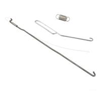 Kit de levier d'accélérateur en métal avec ressorts de gouverneur et liaison pour réparation de moteur y compris les pièces 691841 691842 691840 796260 finition argentée