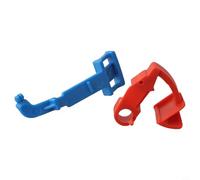 Kit de levier d'étranglement d'arbre de rechange pour tronçonneuse, kit de 2 pièces en plastique pour modèles 340/345/346/346XP/350/353, installation et contrôle amélioré pour l'entretien des