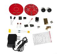 Kit de lévitation acoustique à monter soi-même : explorez le contrôle des ondes et l'électronique - Planche d'entraînement à la soudure pour étudiants module rouge de 56 mm (B)