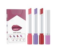 Kit de lèvres à lèvres Makeup Makup Makup Makup Matte | Velvet Matte Lipstick - changement de couleur Velvet Velvet Matte Glitter Crème Cup antiadhésif Béliement, Séjour imperméable toute la journée