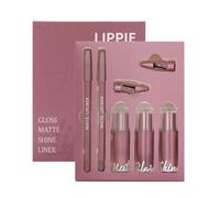 Kit De Lèvres Avec Crayon Et Brillant | Crayon À Lèvres Imperméable | Brillant À | Pour Les Femmes Et Les Filles Shopping D Affaires Scène Rendez Vous Rassemblement