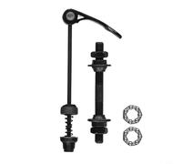 Kit de libération rapide pour axe de roue de vélo avant et arrière - Brochette à dégagement rapide avec moyeu de roue de 25 mm (1/4) en acier - Convient pour vélo de route, VTT (uniquement avant)