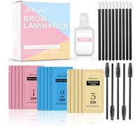 Kit de lifting des sourcils semi-permanent - Kit de lamination Brow spécialement conçu pour des sourcils parfaitement formés - Végétalien et sans cruauté - Convient pour un usage domestique et