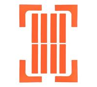 Kit de lignes de terrain pour pickleball - Ensemble d'extérieur pour frontières Paddle Tennis Driveway avec délimiteurs au sol | à poser antidérapant et résistant au tennis et au sport pour terrain