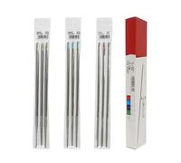 Kit de Lime Professionnelle pour Tronçonneuse, 12 Limes Ronde Double Tranchant pour Affûtage de Chaîne de Tronçonneuse - Affûteur de Précision pour Forestier/Menuiserie(4.8mm)