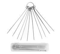 Kit de limes à fente pour écrous de guitare |10 tiges métalliques pour une coupe/polissage précis des fentes |Outil d'entretien portable pour écrous de guitare