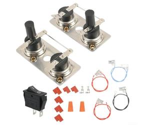 Kit de limiteur de sécurité de thermostat pour chaudière suburban série Sw en remplacement pour 232306 232282 233534 525007 durable résistant à la chaleur 130 degrés automatique 120vac 12vdc pour