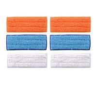 Kit De Lingettes De Nettoyage Lavables, Compatible Avec Les Aspirateurs Robots Braava, Jet Série 200, 240, 241, 245 Et 250. Lingettes Et Tampons De Rechange Inclus.(6pcs)