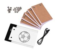 Kit de Livre à Rabat avec Bloc Lumineux, Kit de Livre à Bascule, Boîte à Lumière LED, Tablette 300 Feuilles de Papier à Dessin avec Vis de Reliure pour Dessiner, Tracer,