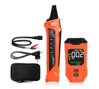 Kit de localisation de disjoncteurs rechargeable avec testeur GFCI, capteur NCV, écran LCD, lampe LED, alertes sonores/lumineuses, mallette