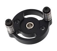 Kit de Localisation de Poinçon Central Circulaire, 8 Forets, Perforation sur Panneau, Alliage D'aluminium, Pieds Réglables, Perforateur de Guidage pour le Travail du Bois avec