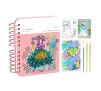 Kit de Loisir Créatif de Perçage | Coffret D'Activité Princesse Avec Autocollants Et Peinture,Jeu Éducatif de Perçage pour Filles École Maternelle | Voyage Avion Voiture Maternelle Préscolaire Classe