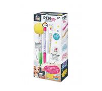 Kit de loisirs créatifs - Buki France - Kawaï - 2 stylos - 1 surligneur - Encre effaçable