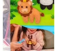 Kit De Loisirs Créatifs En Feutre Pour | Amélioration des Compétences Pratiques - Jouet De Création En Feutre D'Animaux - pour Débutants Adolescents à la Maison en Salle de Classe ou en Fête