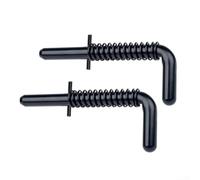 Kit de loquet à ressort pour remorque utilitaire à main pour rampe de remplacement avec 2 broches et 2 ressorts (2)