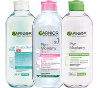 Kit de lotions micellaires Garnier 3x400ml pour peaux mixtes sensibles Nettoyage