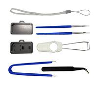 Kit de lubrification en aluminium pour interrupteur et clavier mécanique Kailh Gateron Holy Panda Cherry MX avec extracteur d'interrupteur, extracteur de touches et stylo lubrifiant et pince à épiler